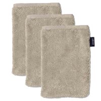 JOOP! Washcloth - Wash glove, doubleface,16x22cm, terry towelling Beige