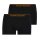 Bruno Banani Mens Boxer Shorts, 2-pack - Quick Access, underpants, solid color, cotton Black S (Small)