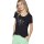 CHIEMSEE Damen T-Shirt - Taormina, Shirt, Baumwolle, Rundhals, Logo, kurz, einfarbig Schwarz XS