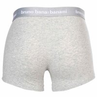 Bruno Banani Herren Boxershorts 4er Pack - Every Day, Baumwolle Schwarz/Grau/Weiß/Blau M