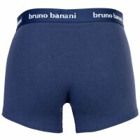 Bruno Banani Herren Boxershorts 4er Pack - Every Day, Baumwolle Schwarz/Grau/Weiß/Blau M