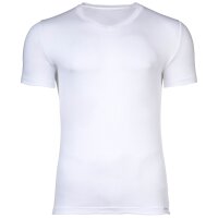 HOM Herren T-Shirt V Neck - Lyocell soft Tee Shirt, kurzarm, einfarbig, V-Ausschnitt