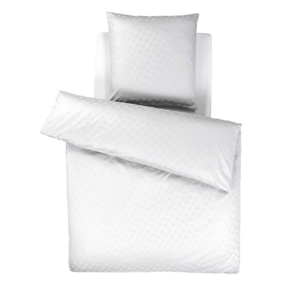 JOOP! 2-Piece Bed Linen - Cornflower, Maco Satin, Cotton White 155x220cm