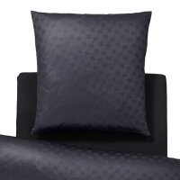 JOOP! Bettwäsche 2 teilig - Cornflower, Mako-Satin, Baumwolle Dunkelblau 155x220cm