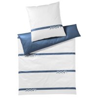 JOOP! 2-Piece Bed Linen - Logo Stripes, Maco Satin,...