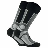 Rohner Unisex Trekking Socks, Pack of 2 - Basic Outdoor Socks, sports socks. Grey 39-42 (5.5-8 UK)