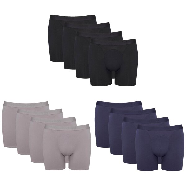 Sloggi Mens Boxer Shorts, 2-Pack - "Ever Soft Short", Modal, Solid Color