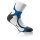 Rohner Unisex Running Quarter Socks, Pack of 2 - Basic Outdoor Socks, sports socks. White/Blue 43-46 (8.5-11 UK)