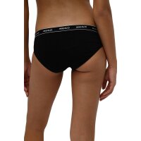 HUGO Damen Slips, 6er Pack - Brief Stripe, Unterwäsche, Baumwolle, Logo, einfarbig Schwarz S