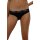HUGO Damen Slips, 6er Pack - Brief Stripe, Unterwäsche, Baumwolle, Logo, einfarbig Schwarz S