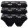 BOSS Herren Slips, 6er Pack - Briefs 3P Power, Cotton Stretch, Logo, einfarbig Schwarz M
