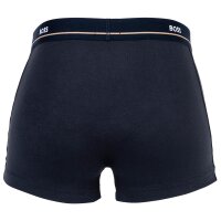 BOSS Herren Trunks, 10er Pack - Essential, Boxershorts, Cotton Stretch, Logo Schwarz/Weiß/Blau 2XL