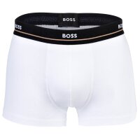 BOSS Mens Trunks, 5 Pack - 5P Essential, Boxer Shorts, Cotton Stretch, Logo Black/White/Blue 2XL (XX-Large)