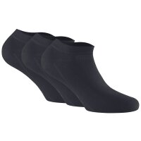 Rohner Basic Unisex Sneaker Socks, 3-pack - Bamboo