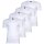 BOSS Herren T-Shirt, 4er Pack - TShirtRN Modern, Unterhemd, Crew-Neck, Stretch Weiß S
