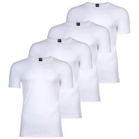 BOSS Mens T-shirt, 2-pack - TShirtRN 2P Modern, vest, crew neck, stretch White 2XL (XX-Large)