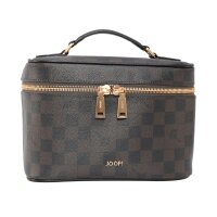 JOOP! Women Cosmetic Bag - Cortina Piazza Flora Washbag mhz, 24x17x13cm (WxHxD) Brown/Black