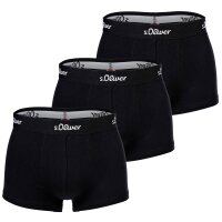 s.Oliver Mens Boxer Shorts, 3-pack - Trunks, Hipsters, Cotton Stretch