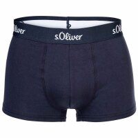 s.Oliver Mens Boxer Shorts, 3-pack - Trunks, Hipsters, Cotton Stretch Navy S (Small)