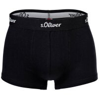 s.Oliver Mens Boxer Shorts, 3-pack - Trunks, Hipsters, Cotton Stretch Black XXL (XX-Large)