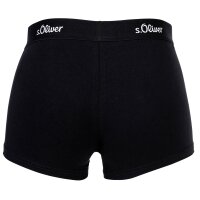 s.Oliver Mens Boxer Shorts, 3-pack - Trunks, Hipsters, Cotton Stretch Black XXL (XX-Large)