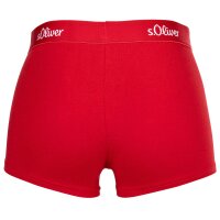 s.Oliver Herren Boxershorts, 3er Pack - Trunks, Hipsters, Baumwoll-Stretch Rot/Marine/Weiß XXL