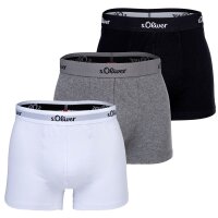 s.Oliver Herren Boxershorts, 3er Pack - Boxerbrief, Baumwoll-Stretch