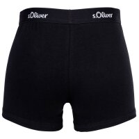 s.Oliver Herren Boxershorts, 3er Pack - Boxerbrief, Baumwoll-Stretch Schwarz XXL