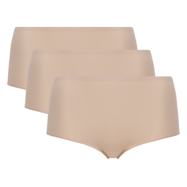 Chantelle Damen Taillen-Slip, 3er Pack - SoftStretch, nahtlos, unsichtbar, Einheitsgröße 36-44 Beige One Size