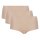 Chantelle Damen Taillen-Slip, 3er Pack - SoftStretch, nahtlos, unsichtbar, Einheitsgröße 36-44 Beige One Size