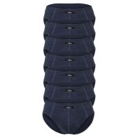 s.Oliver Mens Briefs, 7-pack - Slipbox, cotton, solid color Blue S (Small)