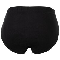 s.Oliver Herren Slips, 7er Pack - Slipdose, Baumwolle, einfarbig Schwarz/Blau/Weiß M