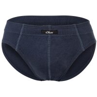 s.Oliver Mens Briefs, 7-pack - Slipbox, cotton, solid color Black/Blue/White 2XL (XX-Large)