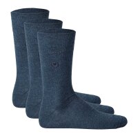 TOM TAILOR 3-Pack Men´s Socks - Basic, unicoloured Blue 39-42 (UK 5,5-8)