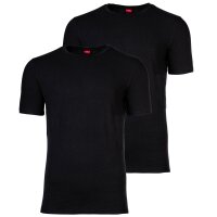 s.Oliver mens t-shirt, 2-pack - basic, round neck, solid...