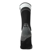 UYN Mens Running Socks - One Mid Socks, Crew Socks, Polyamide, Logo Black/White 35-38 (2.5-5 UK)