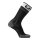 UYN Mens Running Socks - One Mid Socks, Crew Socks, Polyamide, Logo Black/White 35-38 (2.5-5 UK)