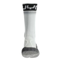 UYN Ladies Running Socken - One Mid Socks, Crew Socken, Polyamide, Logo Black/White 37-38