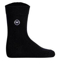TOM TAILOR Unisex Kinder Socken, 9er Pack - Strümpfe, Baumwolle, Logo, einfarbig Schwarz 23-26