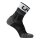 UYN Damen Running Socken - One Short Socks, Sneaker Socken, Polyamide, Logo Schwarz/Weiß 35-36