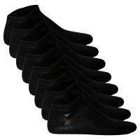 TOM TAILOR 8er Pack Unisex Socken - Basic, Sneakersocken, einfarbig Schwarz 35-38