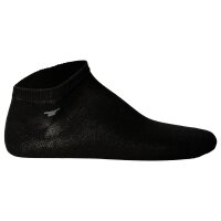 TOM TAILOR 4-Pack Unisex Socks - Basic, Sneaker Socks, unicoloured Black 39-42