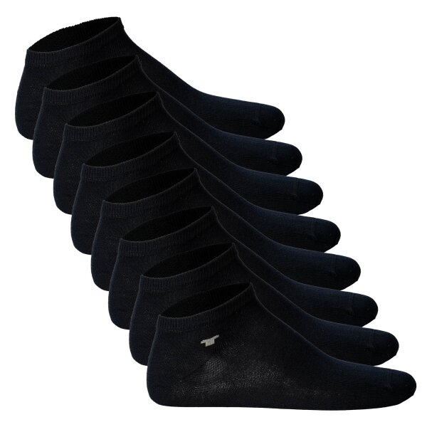 TOM TAILOR 4-Pack Unisex Socks - Basic, Sneaker Socks, unicoloured Navy 39-42