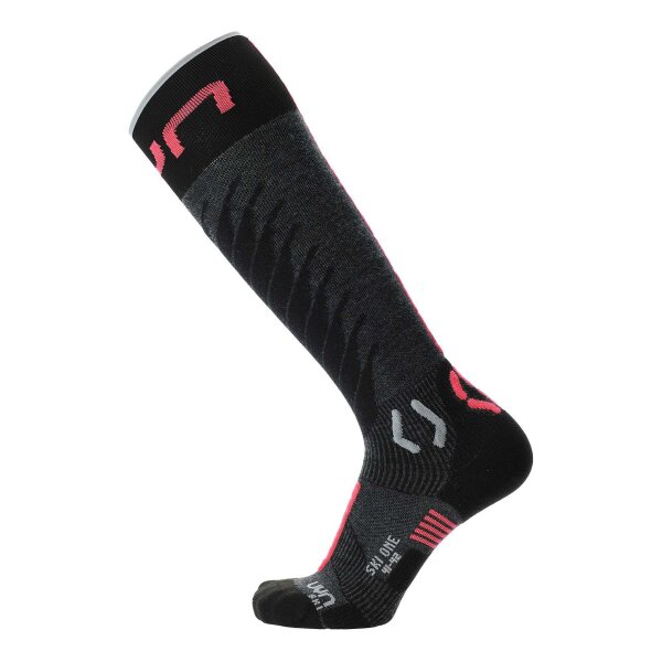 UYN Damen Ski Socken - One Merino Socks, Merinowolle, Logo