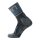 UYN Mens Trekking Socks - One Merino Socks, Hiking Socks, Merino, Logo Black/Grey 35-38