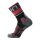 UYN Womens Trekking Socks - 2IN Merino Socks, Hiking Socks, Merino, Logo Gray/Pink 41-42