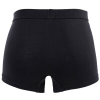 HOM Mens Comfort Boxer Brief - Supreme Cotton, Briefs, Underwear, plain Black XXL (XX-Large)