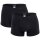 HOM Mens Comfort Boxer Brief - Supreme Cotton, Briefs, Underwear, plain Black XXL (XX-Large)