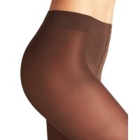 FALKE Ladies Tights - Pure Matt 50 Den, Transparent, semi-opaque Brown 36-38 (S)