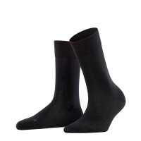 FALKE Womens Socks - Sensitive London, short socks, unicolor  Black 39-42 (UK 6-8)